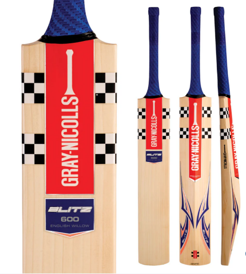 Gray-Nicolls Blitz 600 Cricket Bat – Natural (Short Handle)