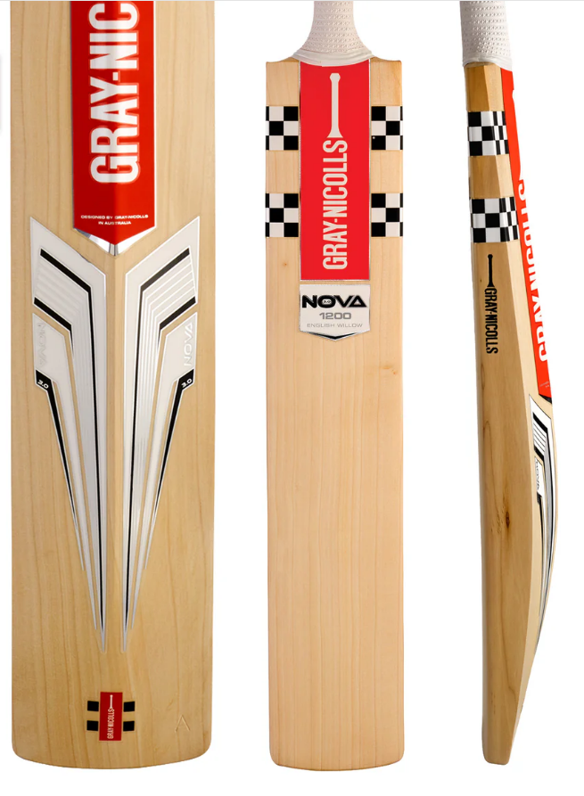 Gray-Nicolls Nova 3.0 1200 Cricket Bat – Natural (Short Handle)