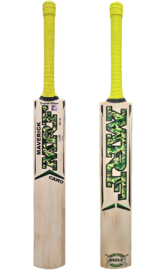 MRF Maverick Camo English Willow Bat – Short Handle